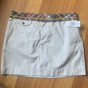 2 - Tommy Hilfiger mini-skirt khaki and blue
